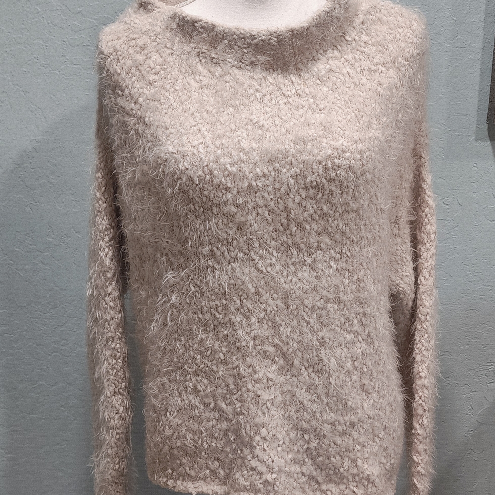 By Together Cream Cowl Neck Sweater Soft and Stylish